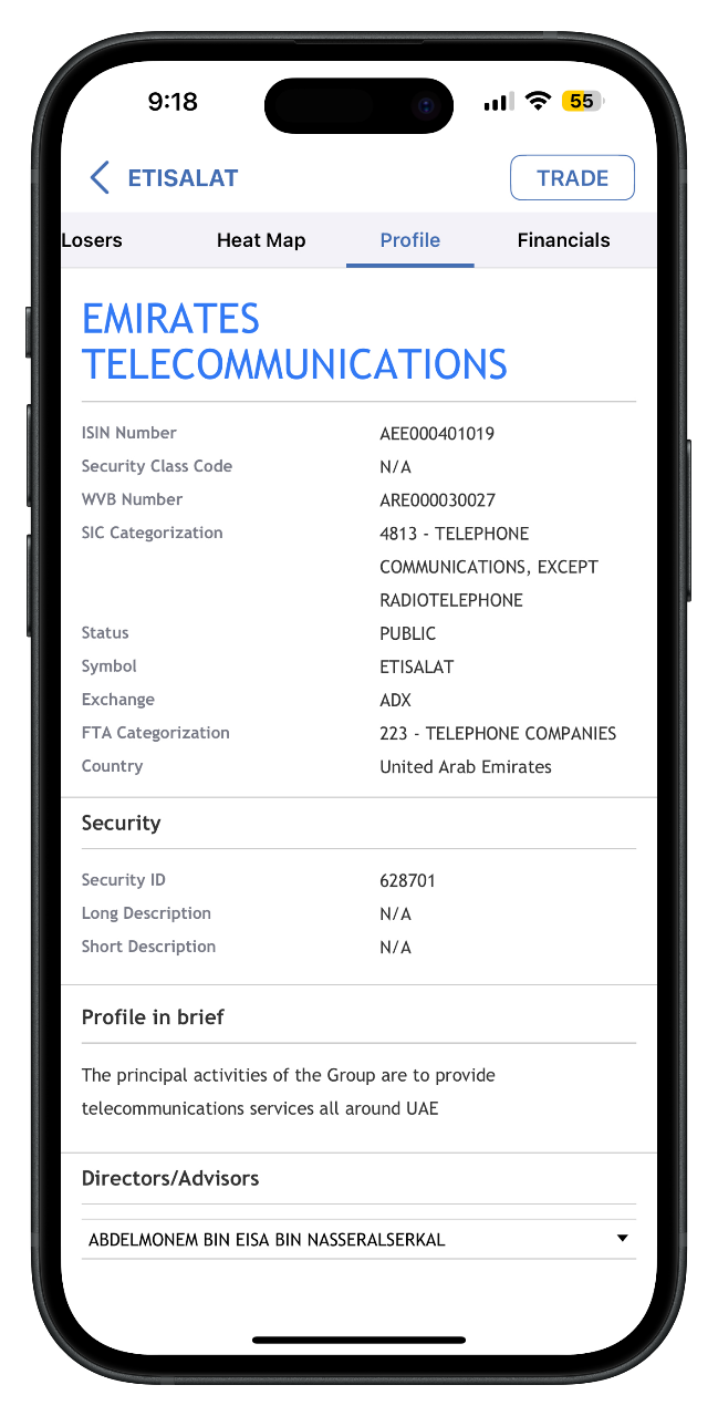 Security Profile - Company Information